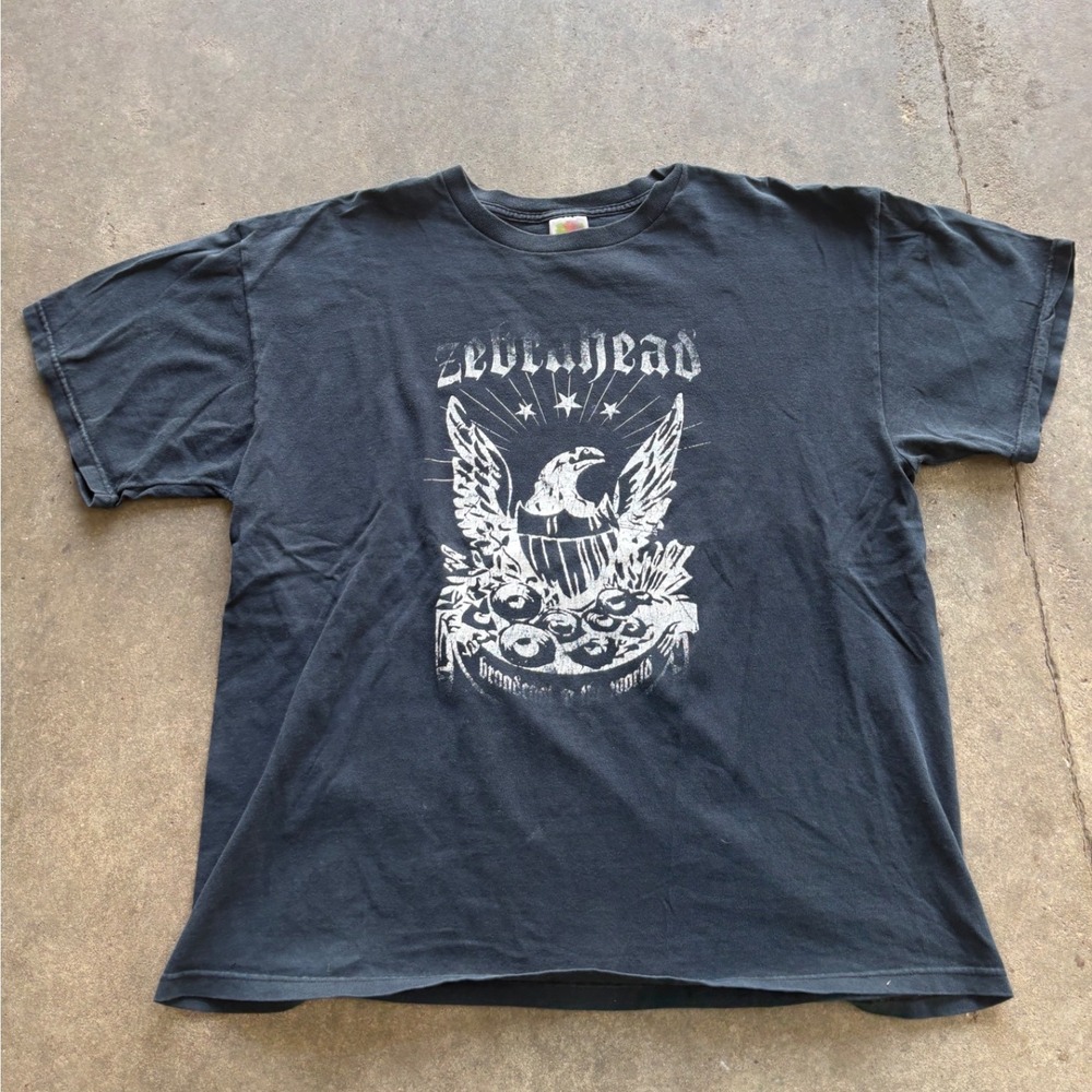 Vintage Y2K Zebrahead band tee size XL